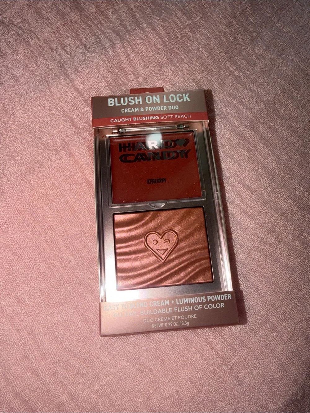 Hard Candy Blush On Lock Cream & Powder Duo - Peachy Coral
